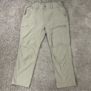 Free Soldier Men's Pants 36x30 Khaki Tactical Hiking Nylon Stretch Outdoor